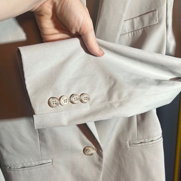 ANTONIO MELANI Cream grey Professional Blazer - Picture 4 of 5